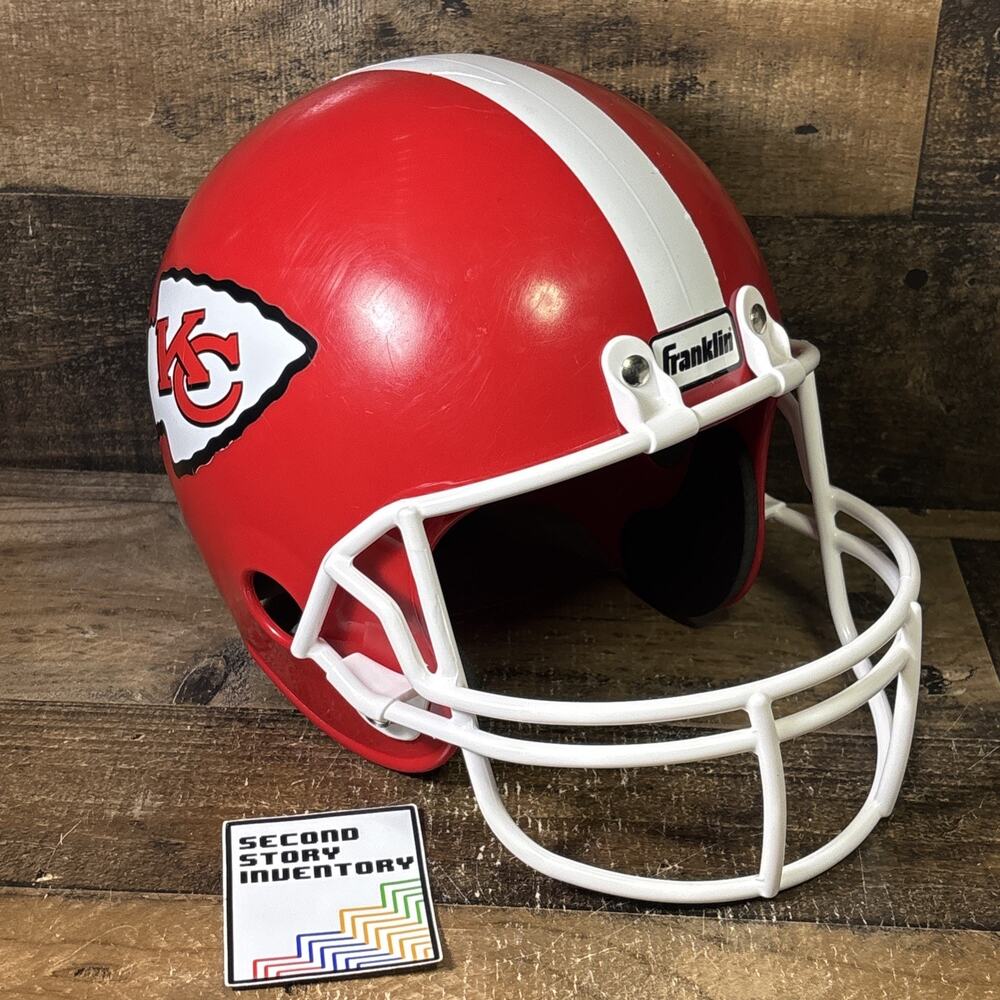 Franklin Kansas City Chiefs NFL Kids Football Helmet Plastic Display fan decor